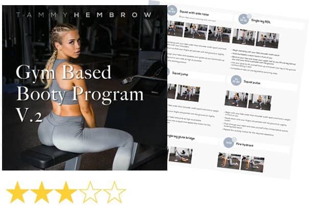 Tammy Hembrow Booty Workout Plan pdf